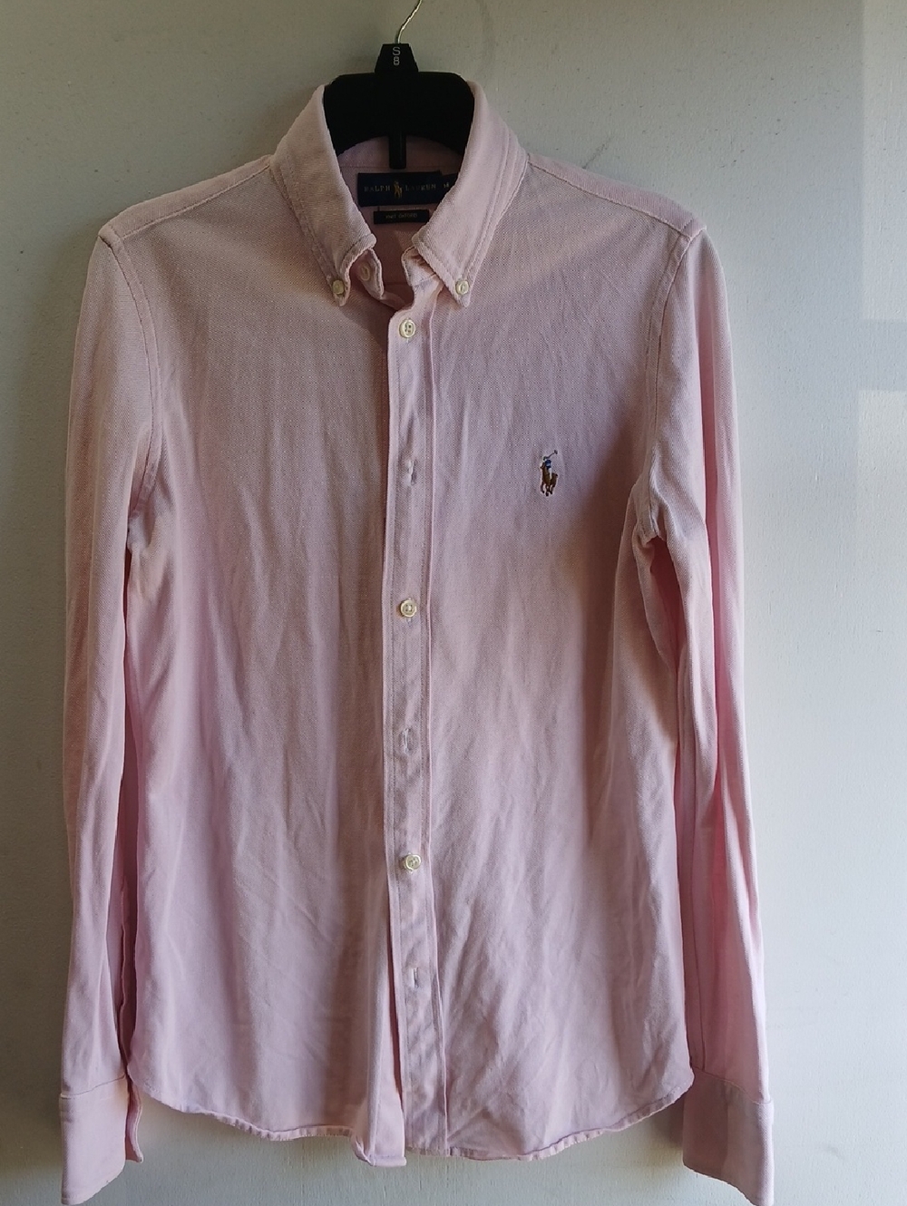 Ralph Lauren Light Pink Oxford Button-Down Shirt - Women's